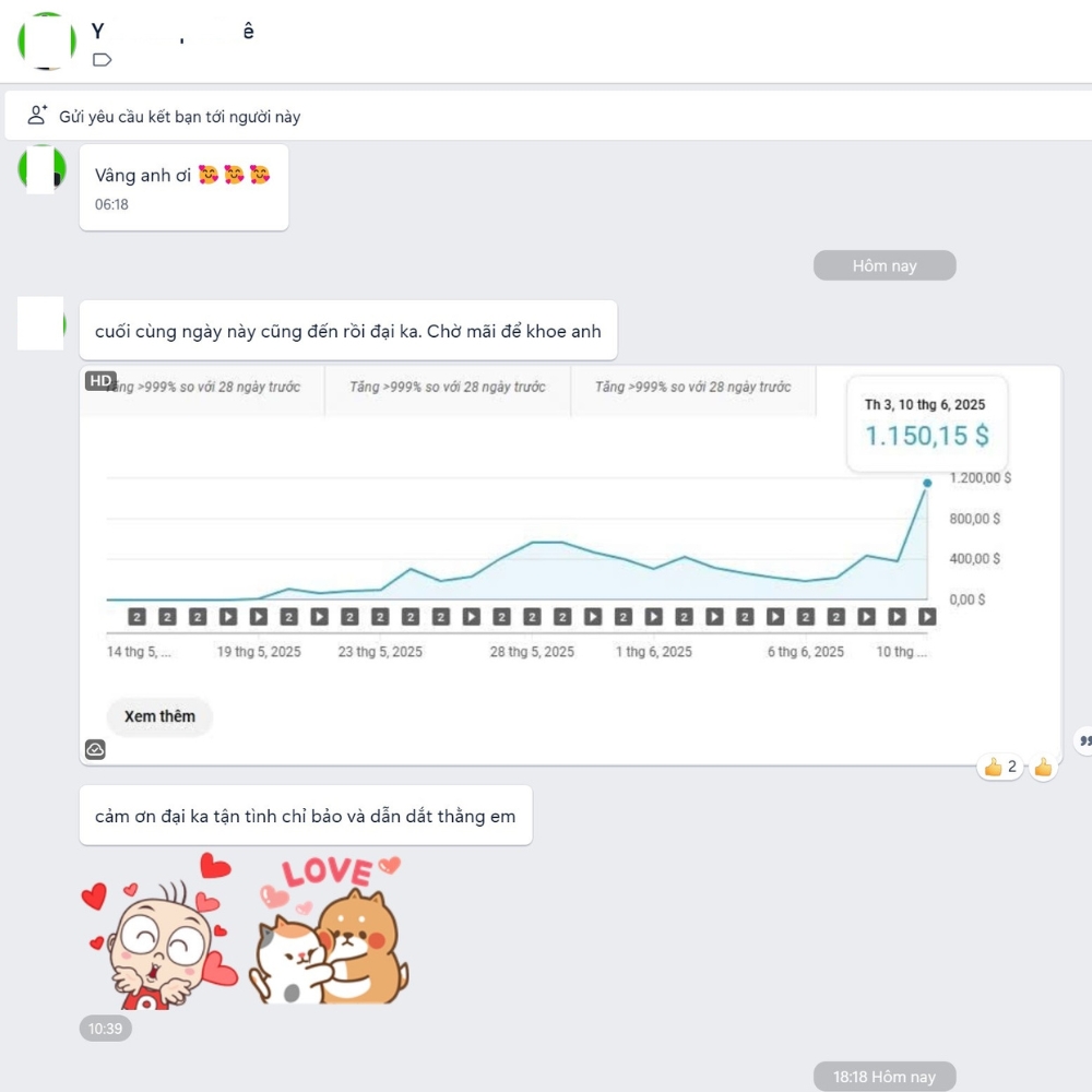 Kết quả thật học viên faceless YouTube GODA — case study 13